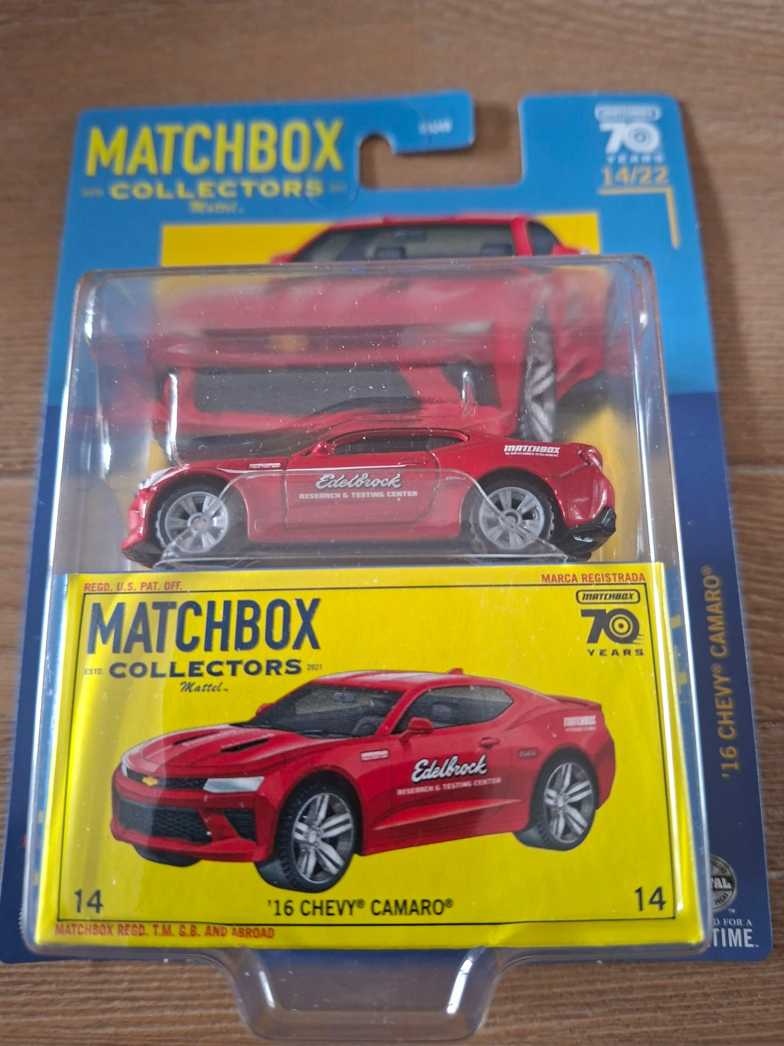 Matchbox Collectors Chevy Camaro 2016
